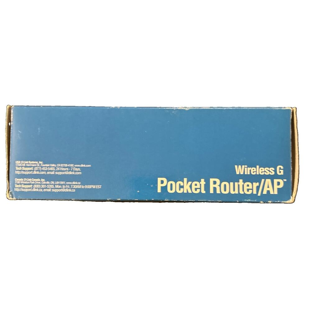 D-Link DWL-G730AP Wireless Pocket Router Access Point New In Open Box - Picture 2 of 12